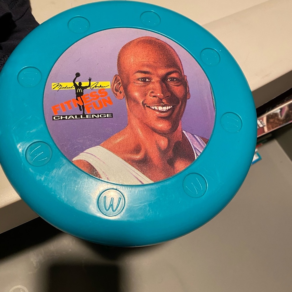 Michael Jordan McDonald’s Fitness Fun Challenge Frisbee